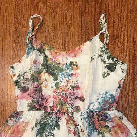 AQUA Floral Fit & Flare Sundress- Size L - Picture 3 of 5